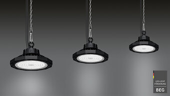 SOL Highbay LED-Hallentiefstrahler. SOL Highbay LED-Hallentiefstrahler.